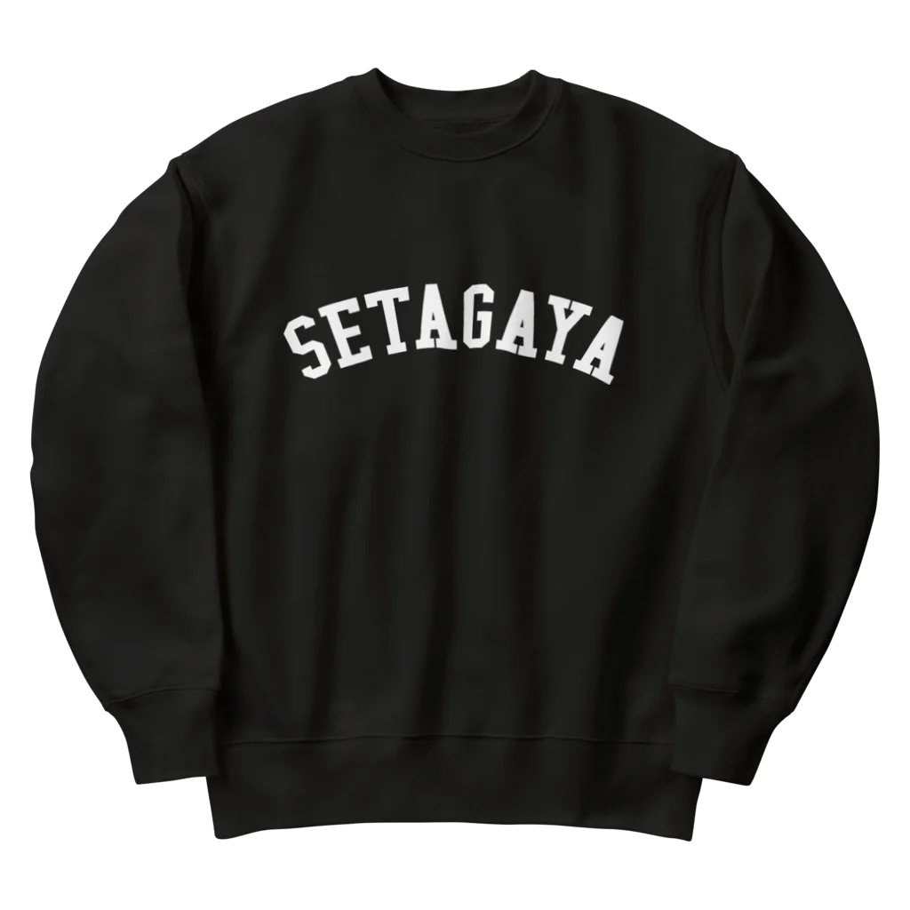 せたが屋さんの世田谷グッズ　ホワイトロゴ（setagaya item) Heavyweight Crew Neck Sweatshirt