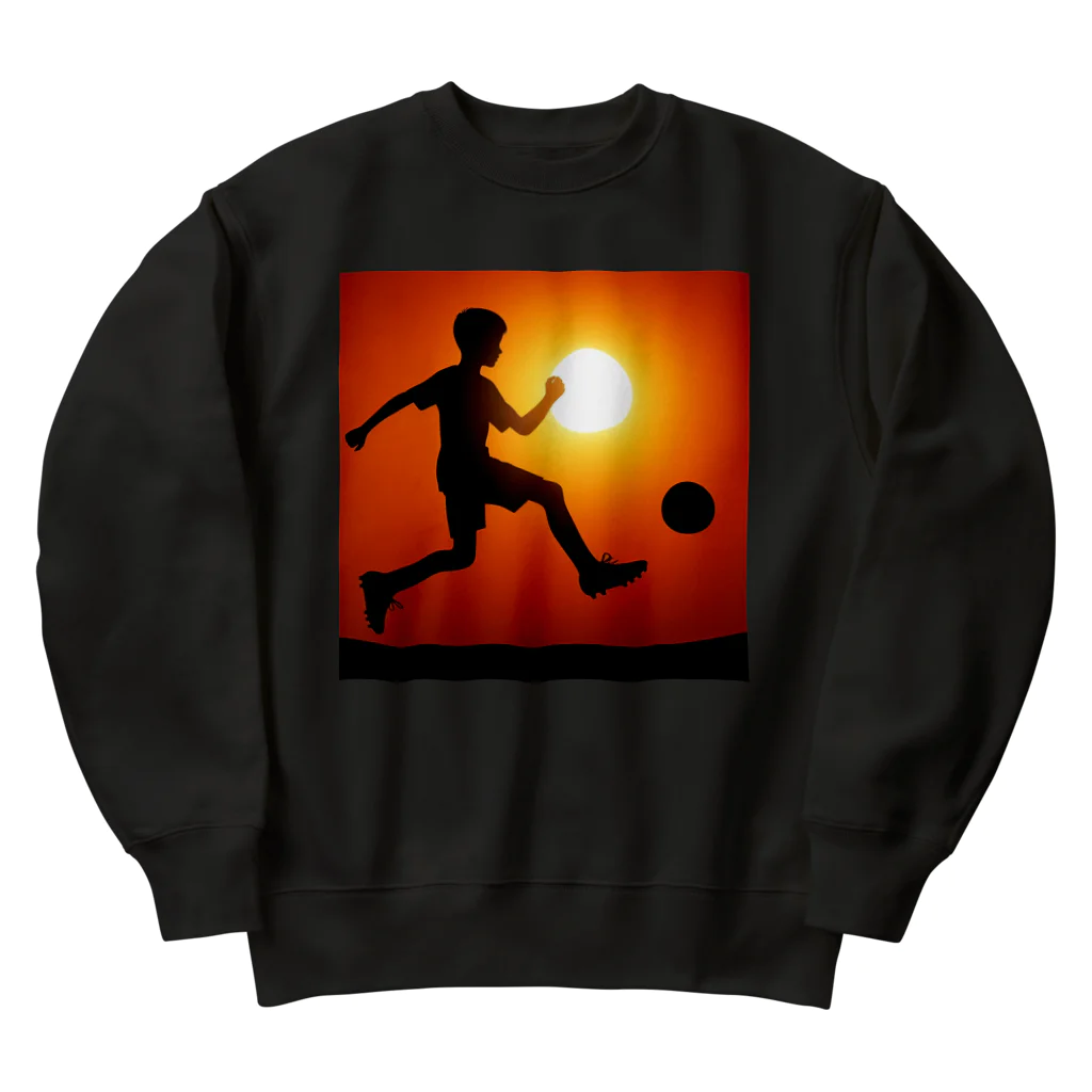 foot8のサッカー少年 Heavyweight Crew Neck Sweatshirt