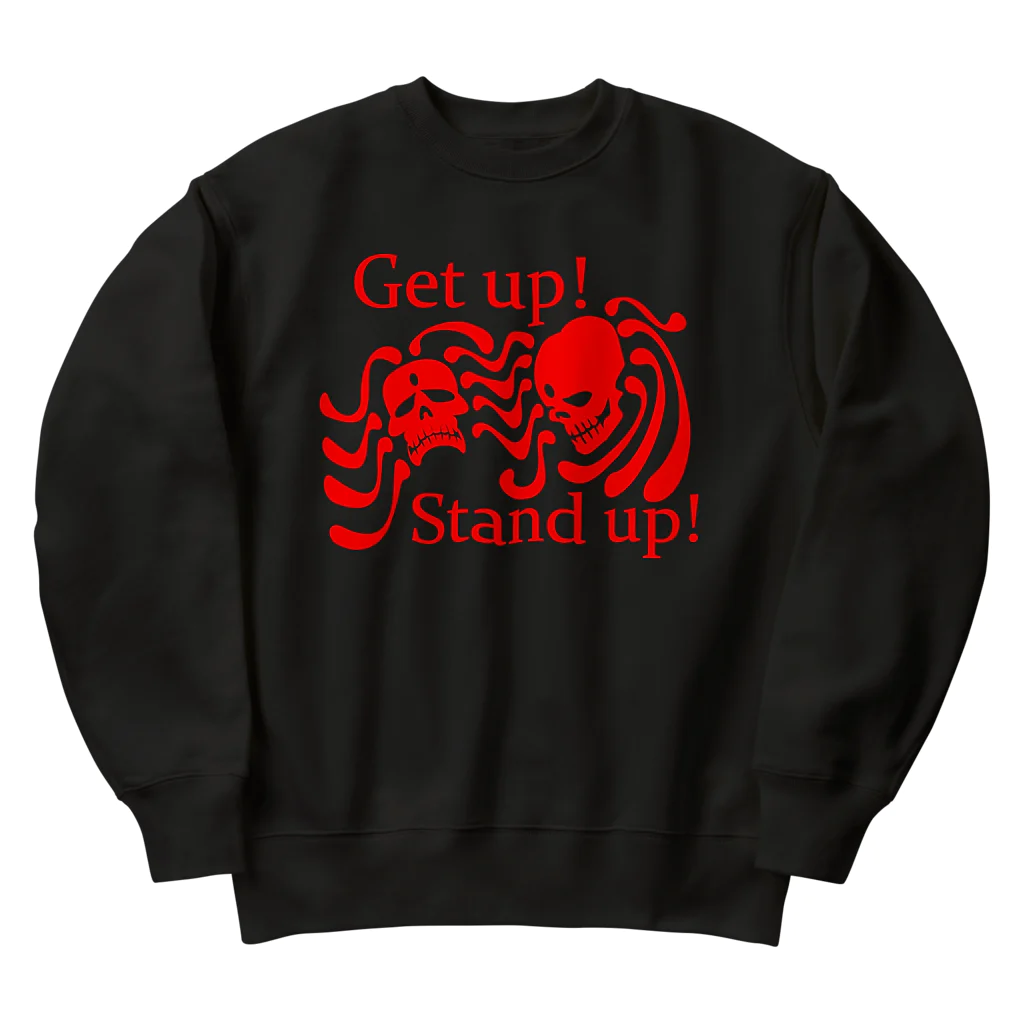 『NG （Niche・Gate）』ニッチゲート-- IN SUZURIのGet Up! Stand Up!(赤) Heavyweight Crew Neck Sweatshirt