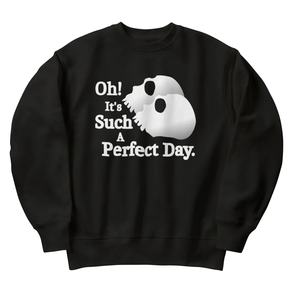 『NG （Niche・Gate）』ニッチゲート-- IN SUZURIのOh! It's Such A Perfectday.（白） Heavyweight Crew Neck Sweatshirt