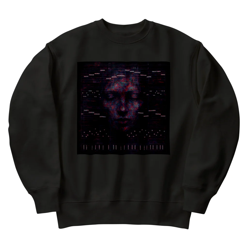 GEOPHONICのノイズに潜む記憶 Heavyweight Crew Neck Sweatshirt
