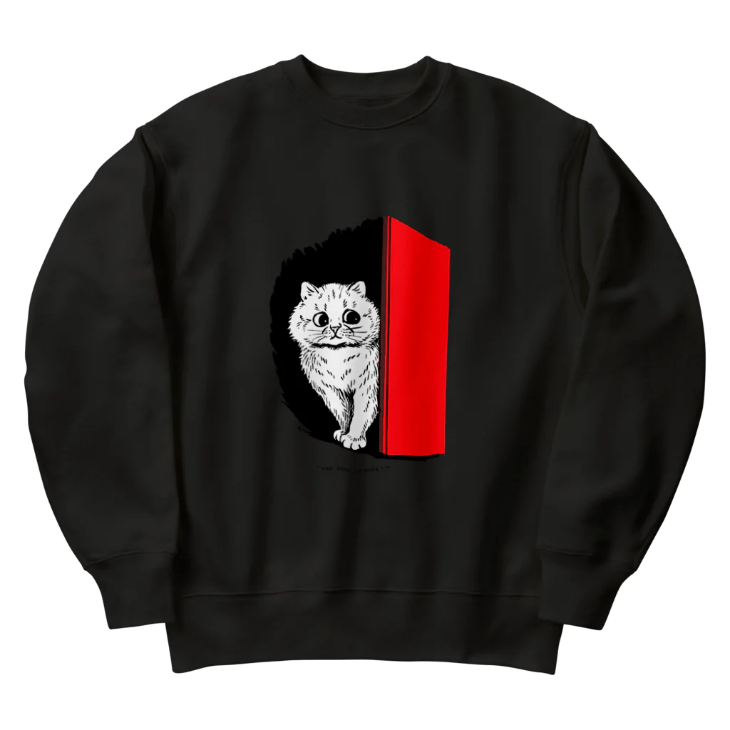 古書　天牛書店のルイス・ウェインのねこ Heavyweight Crew Neck Sweatshirt