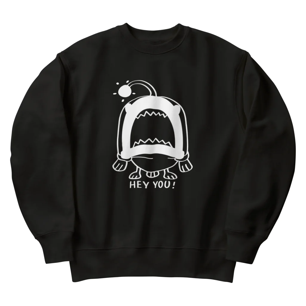 イラスト MONYAAT のCT32海の底のあんこ姫*HEY YOU!*B Heavyweight Crew Neck Sweatshirt