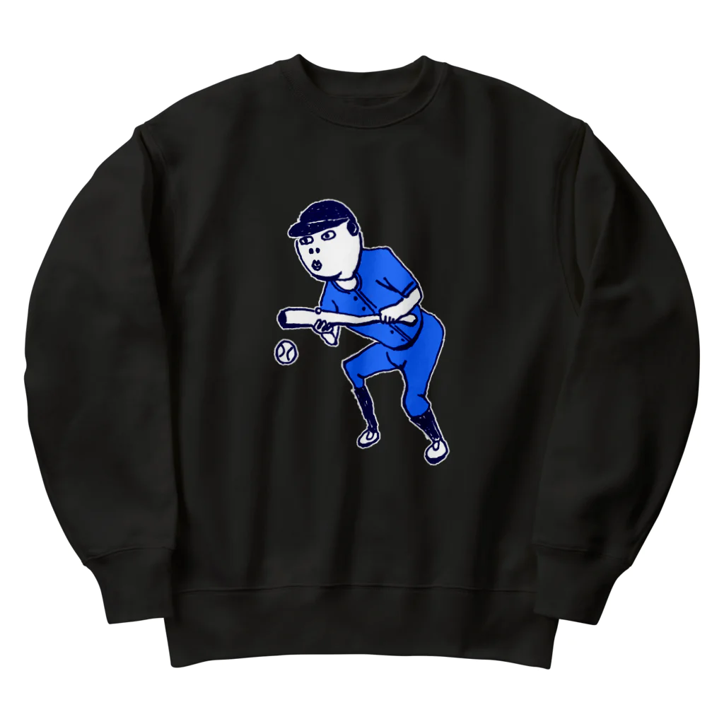 NIKORASU GOのこの夏おすすめ！野球デザイン「バント」＜文字なし＞（Tシャツ・パーカー・グッズ・ETC） Heavyweight Crew Neck Sweatshirt