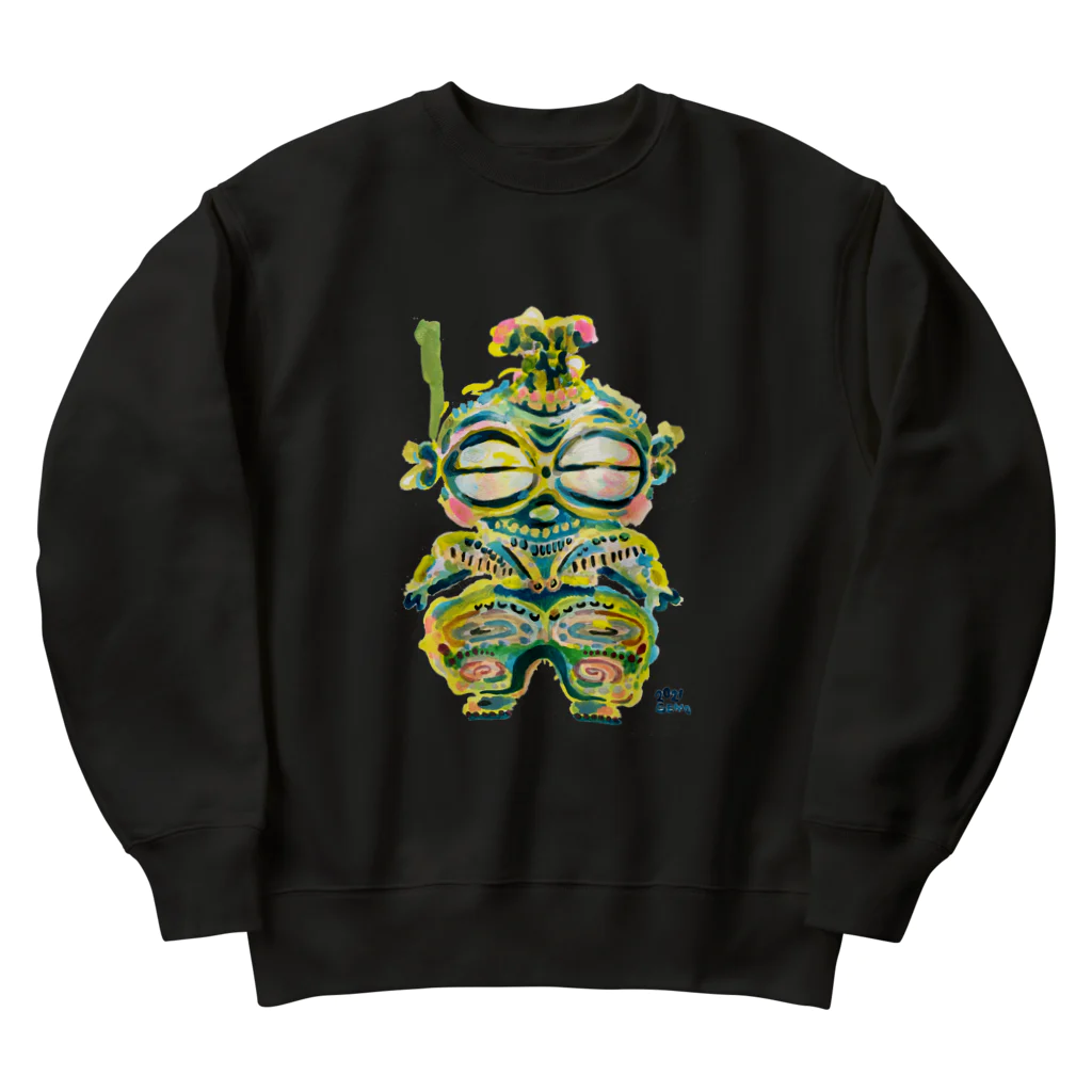 Gemo こうだともこのげもげも土偶 Heavyweight Crew Neck Sweatshirt