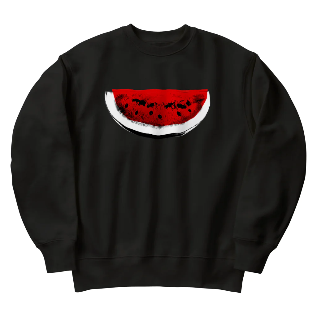 ヨープキャンが気になったのすいか -watermelon- 切 Heavyweight Crew Neck Sweatshirt