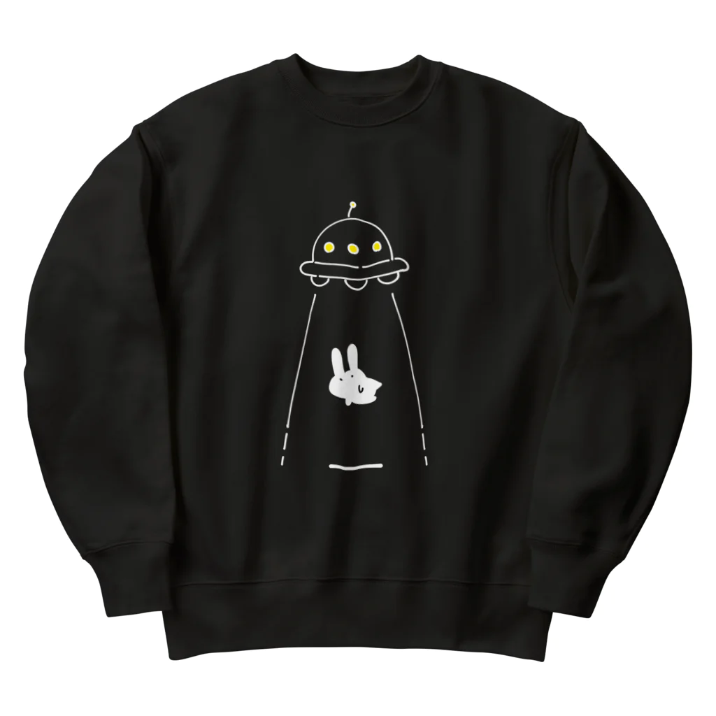 soratoのUFOにつれてかれるうさぎ Heavyweight Crew Neck Sweatshirt