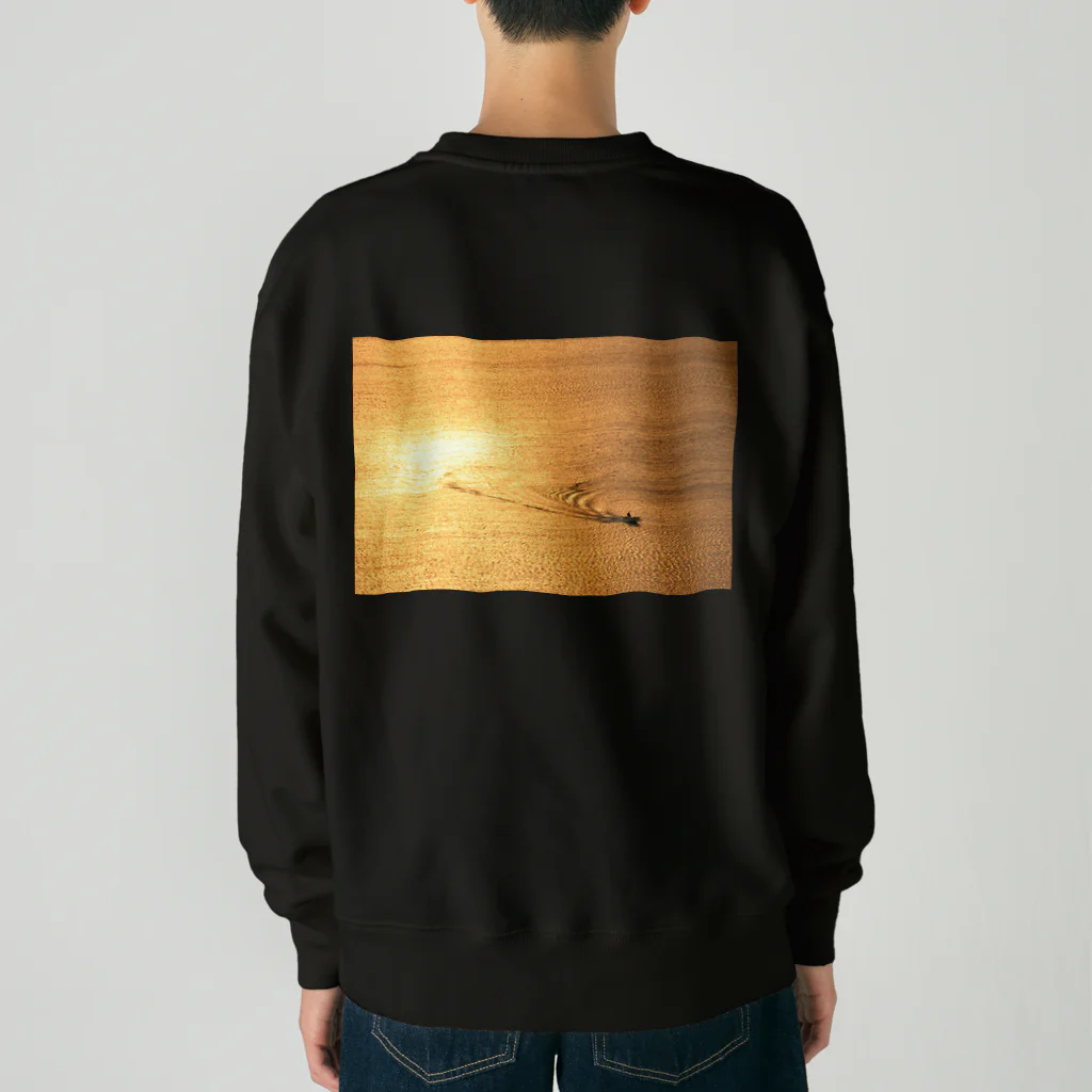 小佐々塾の黄金色の海 Heavyweight Crew Neck Sweatshirt