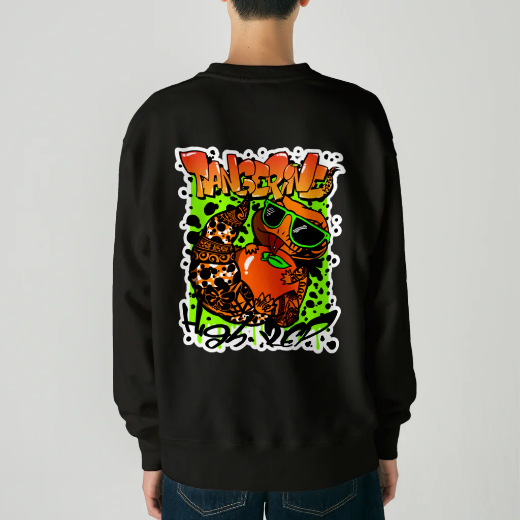 にるず🍊High REP🍊のチャラ男タンジェリン Heavyweight Crew Neck Sweatshirt