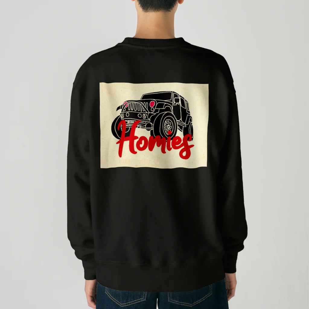 HomiesのHomies truck sweat Heavyweight Crew Neck Sweatshirt