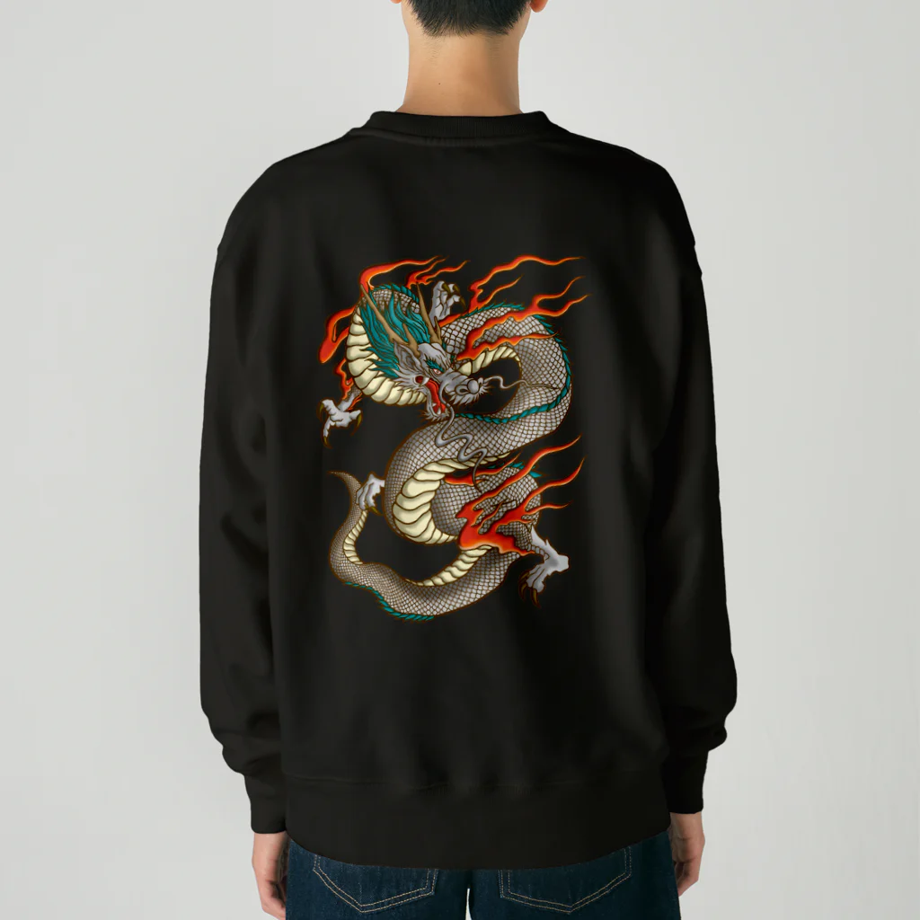 Siderunの館 B2の【バックプリント】白龍 Heavyweight Crew Neck Sweatshirt