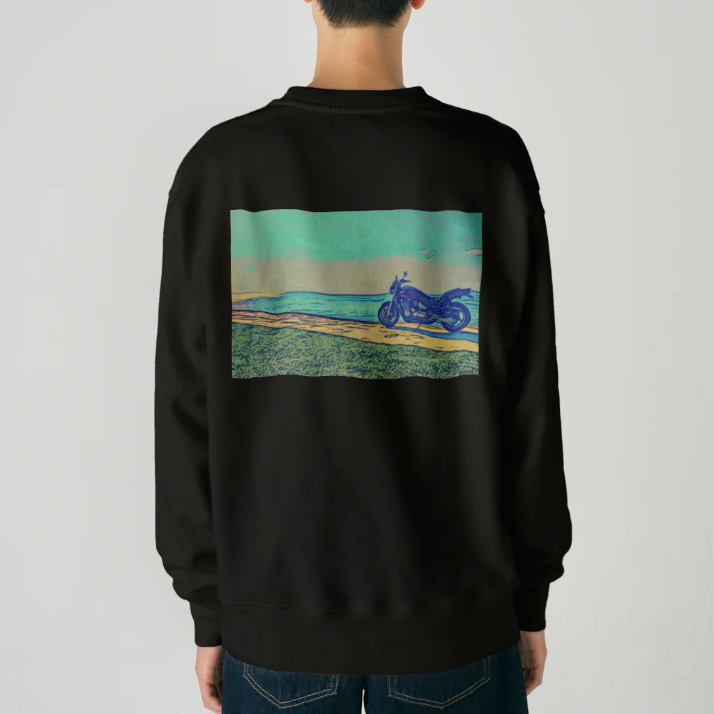 Titi (ティティ)の理由もなくただ海を目指したんだ。 Heavyweight Crew Neck Sweatshirt