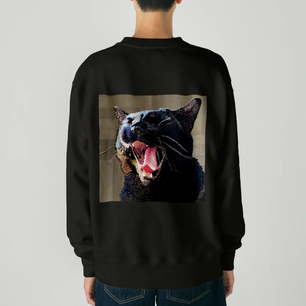 cotton_catのcotton cat 白綿棒 Heavyweight Crew Neck Sweatshirt