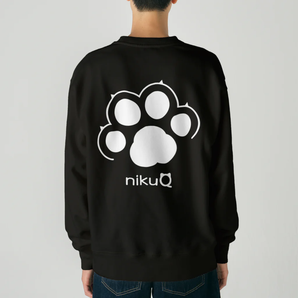 WebArtsの肉球をモチーフにしたオリジナルブランド「nikuQ」（猫タイプ）です Heavyweight Crew Neck Sweatshirt