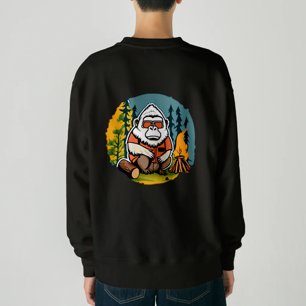 Curiosity＋のGo-ri.Camp２ Heavyweight Crew Neck Sweatshirt