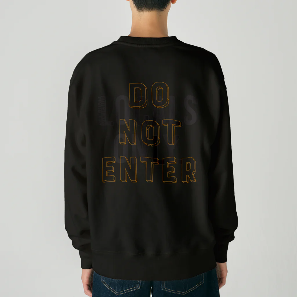 muku-moのMUKU-MO LOCALS 「DO NOT ENTER」 Heavyweight Crew Neck Sweatshirt