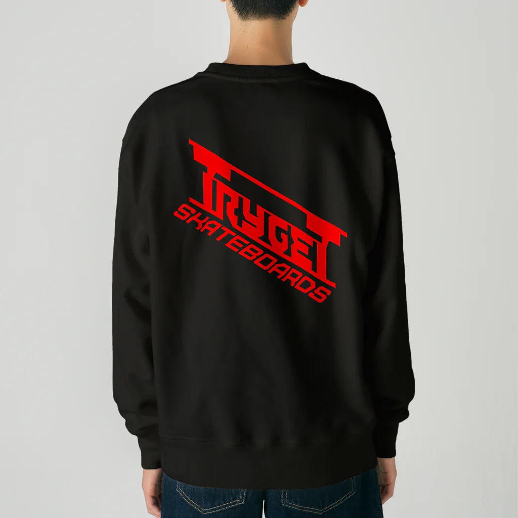 TRYGETサンプル実験中のTRYGET 黒　Ver2 Heavyweight Crew Neck Sweatshirt