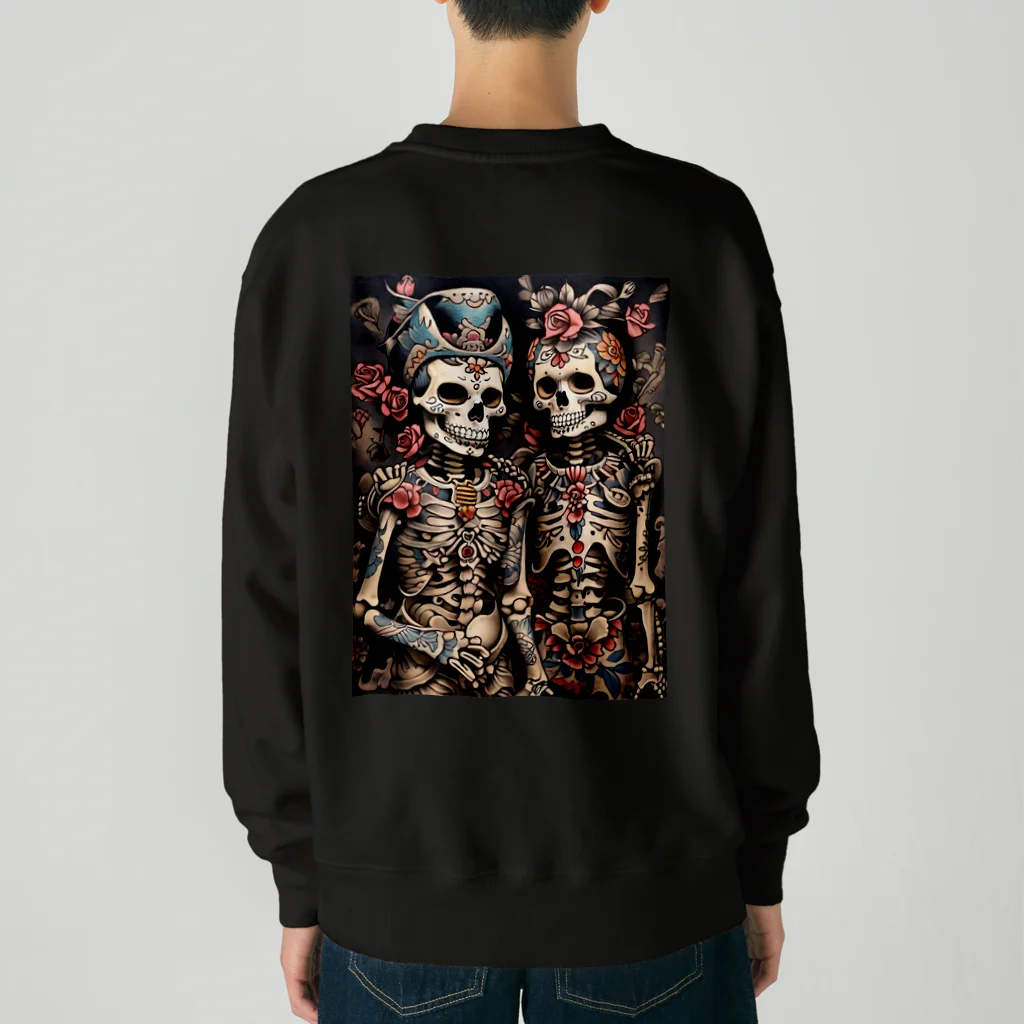 Skull sectionのきれいなガイコツ Heavyweight Crew Neck Sweatshirt