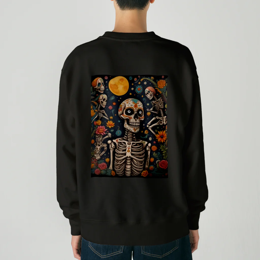 Skull sectionの満月とドクロ Heavyweight Crew Neck Sweatshirt