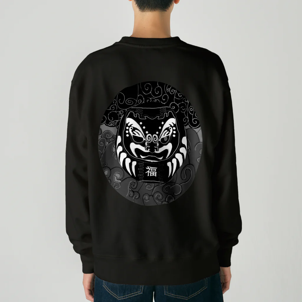 Daruma.comの酩酊達磨トレーナー Heavyweight Crew Neck Sweatshirt