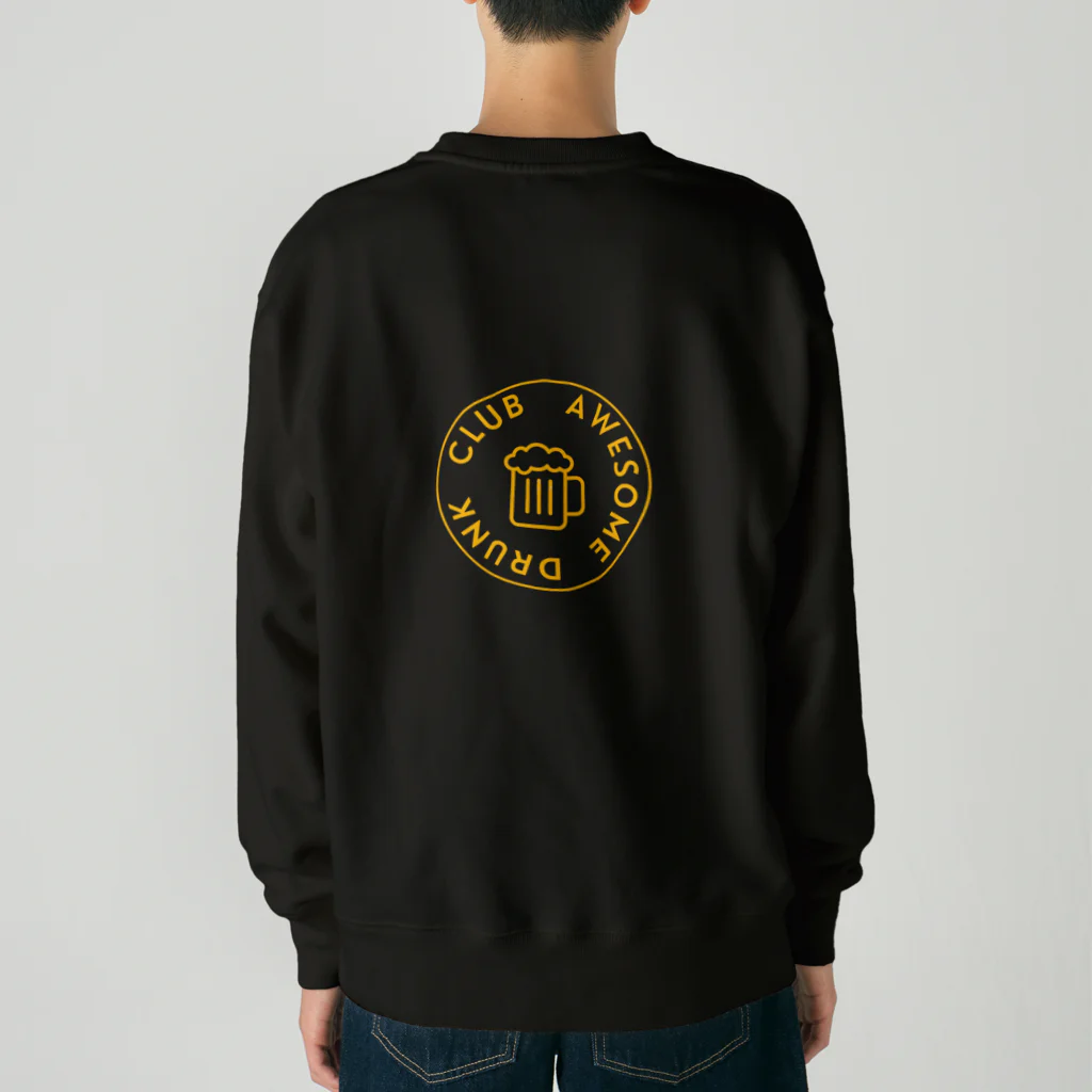 Awesome Drunk ClubのADS ロゴ Heavyweight Crew Neck Sweatshirt