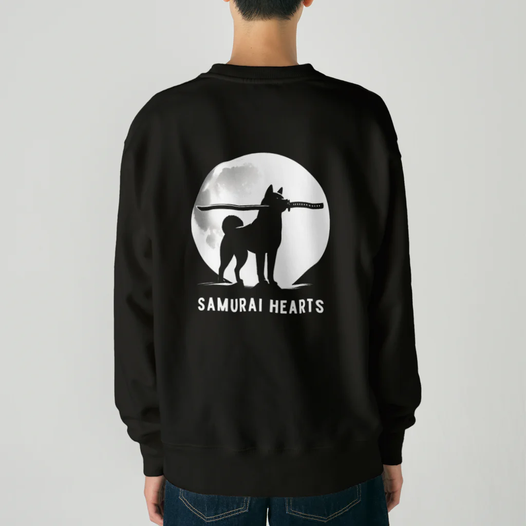 Samurai HeartsのBlack Pochi Heavyweight Crew Neck Sweatshirt