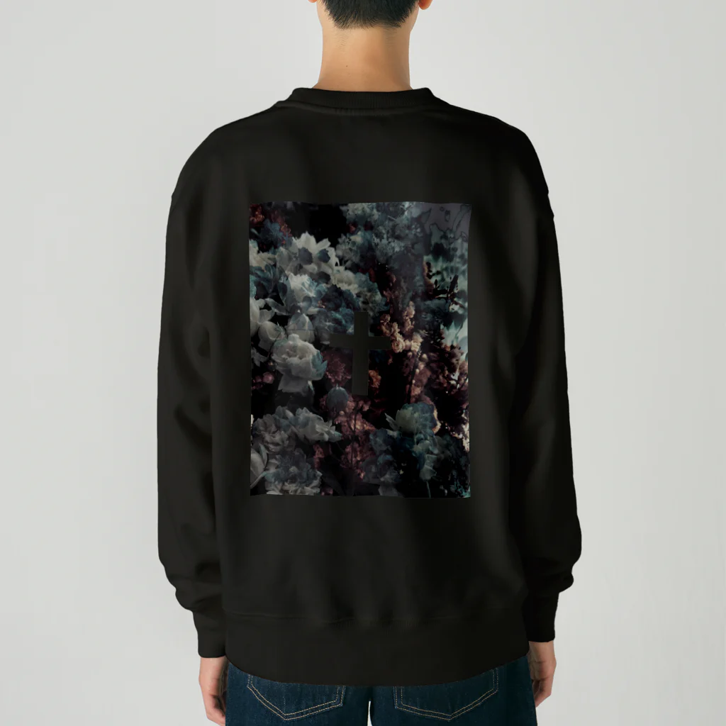 シロクロカラスのいつくしみ Heavyweight Crew Neck Sweatshirt