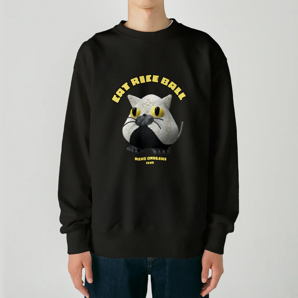 LONESOME TYPE ススの猫おにぎり🐱🍙（ネコ味） Heavyweight Crew Neck Sweatshirt