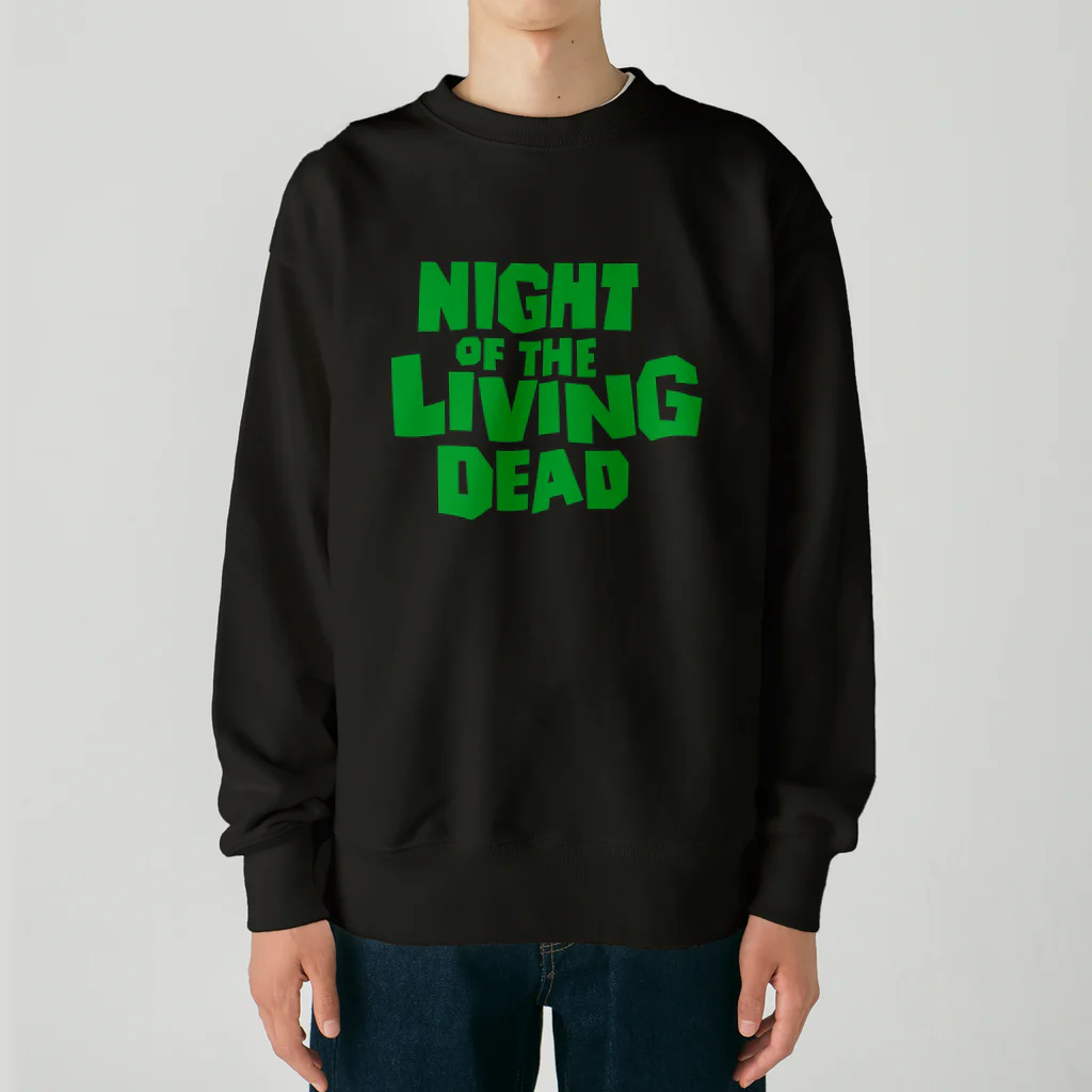 stereovisionのNight of the Living Dead_ロゴ Heavyweight Crew Neck Sweatshirt
