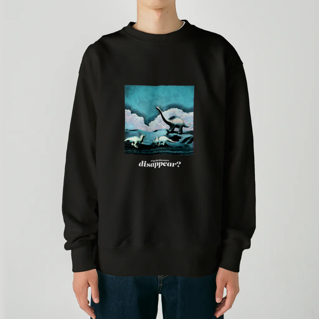 yamaguchi_shunsuke_のWhy did dinosaurs disappear? Heavyweight Crew Neck Sweatshirt