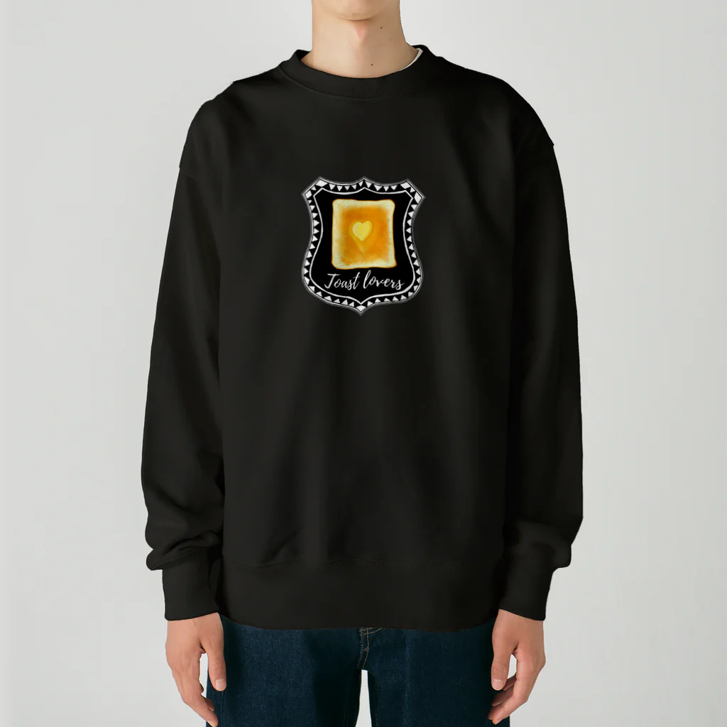 satoharuのトーストが好きだ！ Heavyweight Crew Neck Sweatshirt