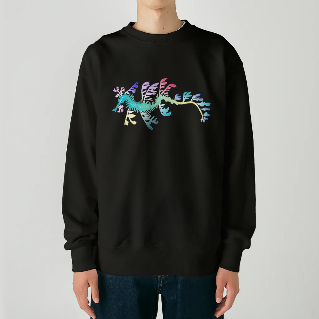 栗坊屋のリーフィーシードラゴン Heavyweight Crew Neck Sweatshirt