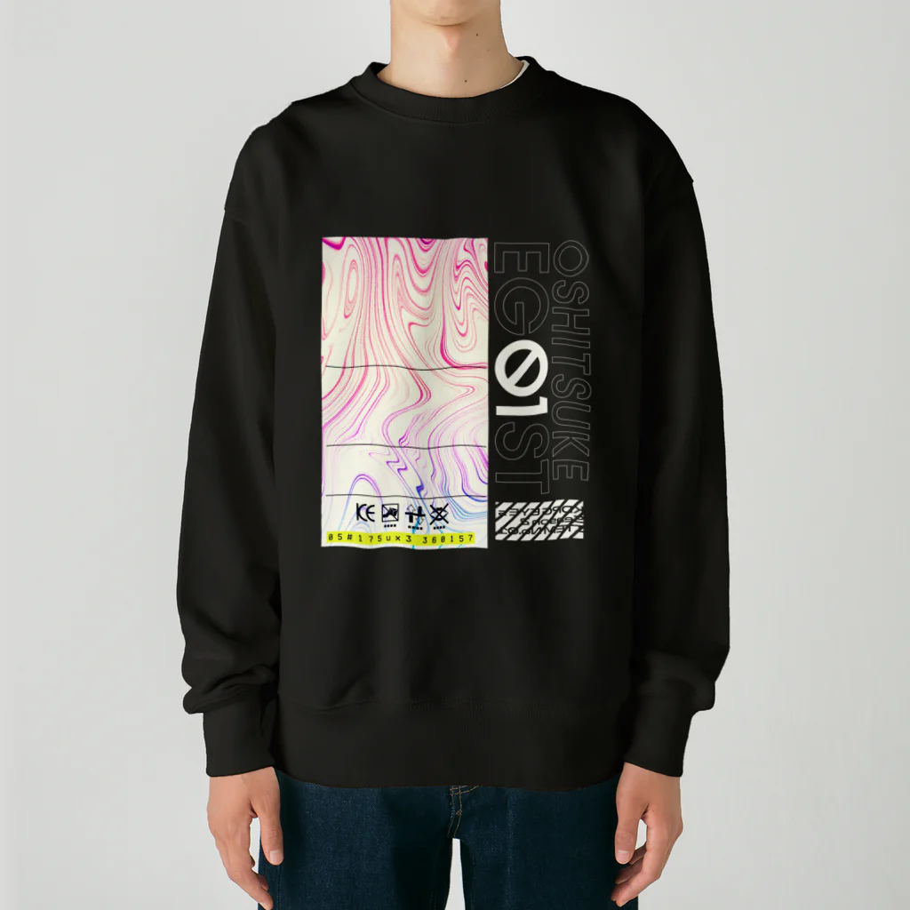 KEDARUGE EYEsのOSHITSUKE EGO1st Heavyweight Crew Neck Sweatshirt