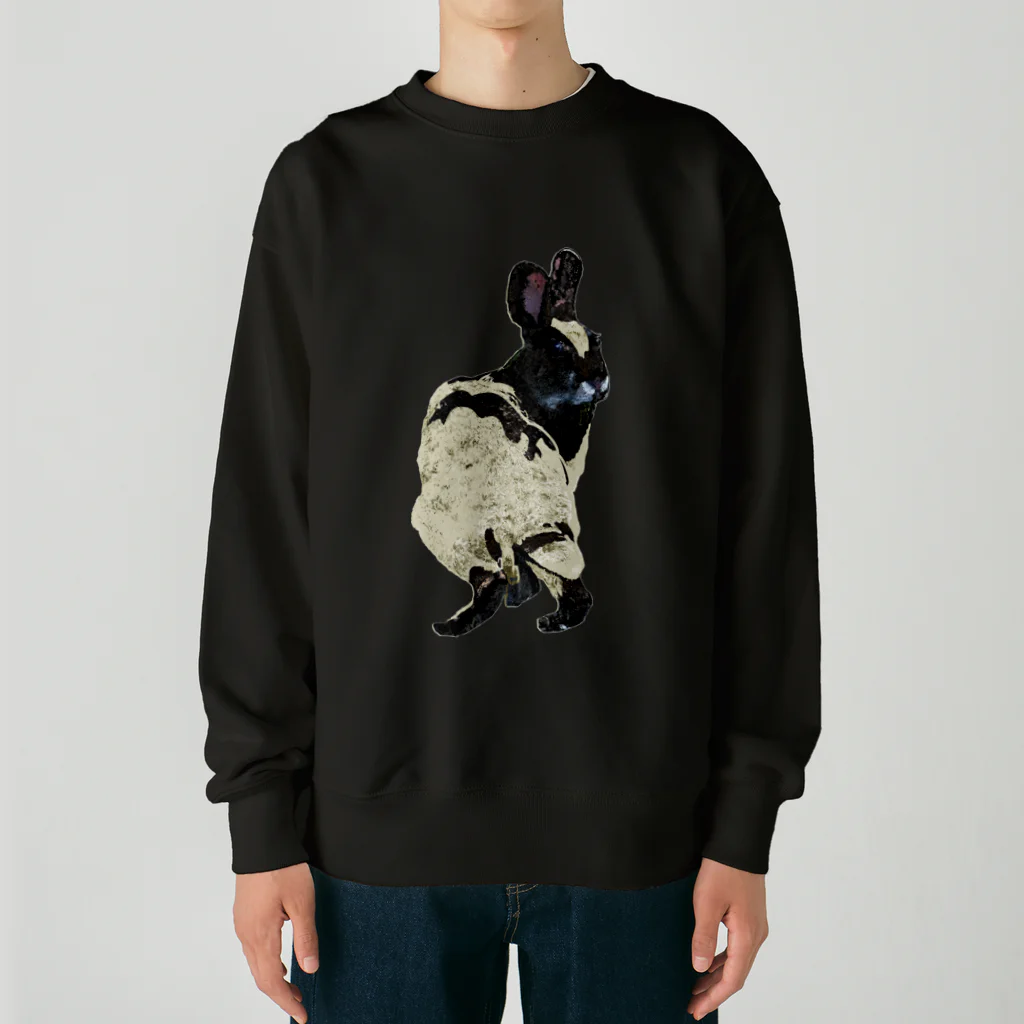 AngelRabbitsのRabbit Heart Mother Heavyweight Crew Neck Sweatshirt