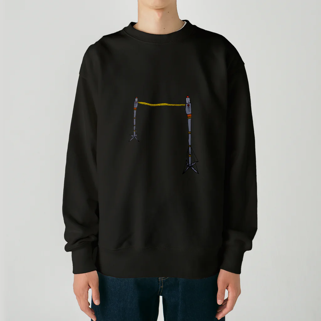 Nobupoのジップライン Heavyweight Crew Neck Sweatshirt