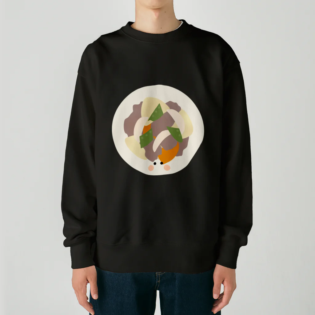 cotton-berry-pancakeの肉じゃがちゃん Heavyweight Crew Neck Sweatshirt