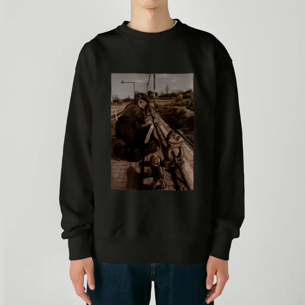 nrrkrrnetの逃亡 Heavyweight Crew Neck Sweatshirt