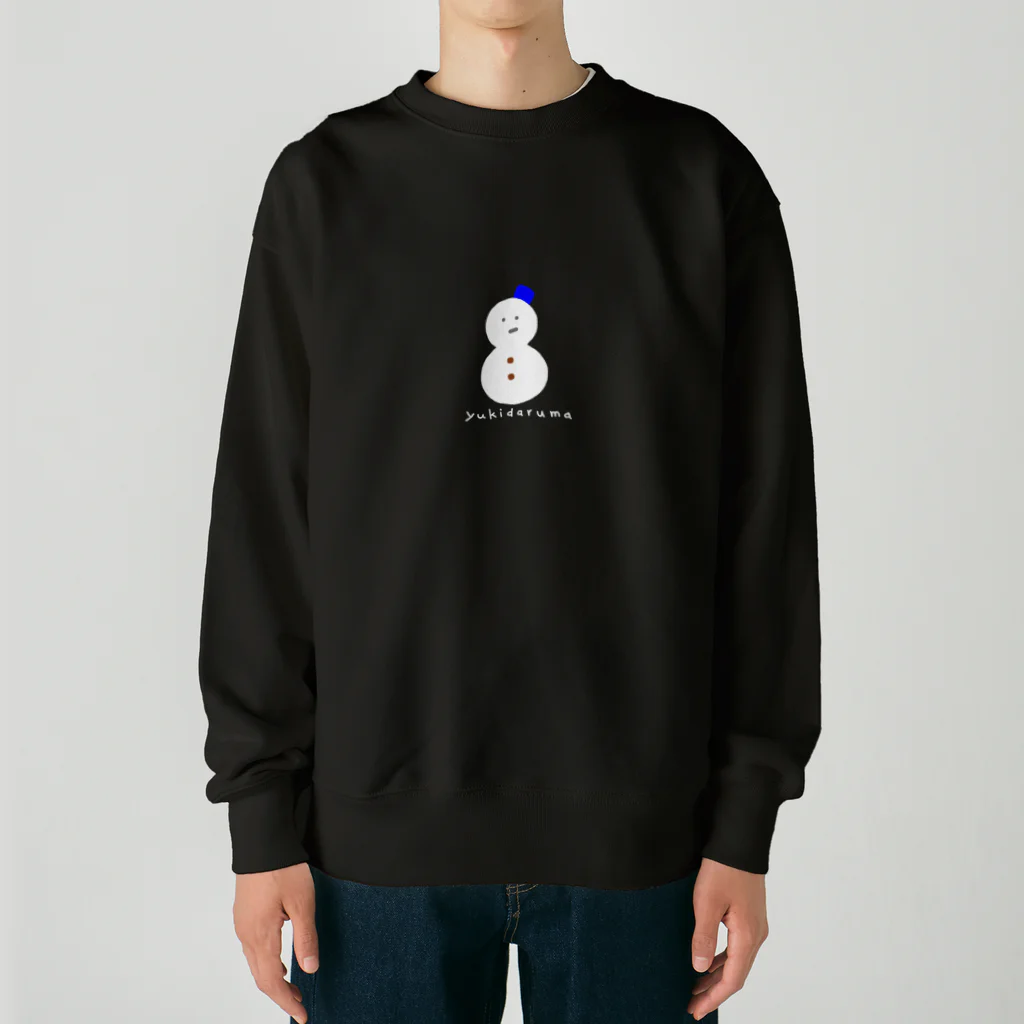 クリオネショップの雪だるま（青帽子） Heavyweight Crew Neck Sweatshirt