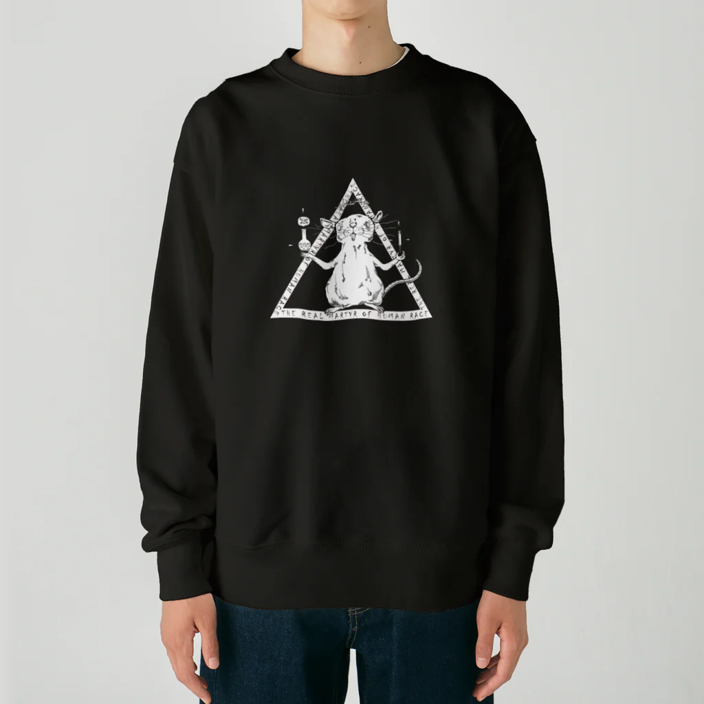 FontaのThe Real Martyr Of Human Race Heavyweight Crew Neck Sweatshirt