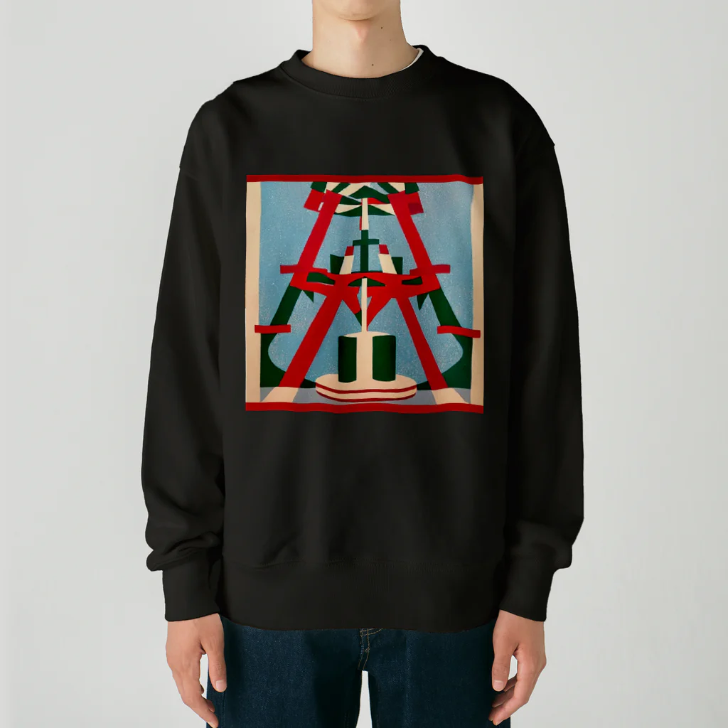 Danke Shoot Coffeeのクリスマスツリー Heavyweight Crew Neck Sweatshirt