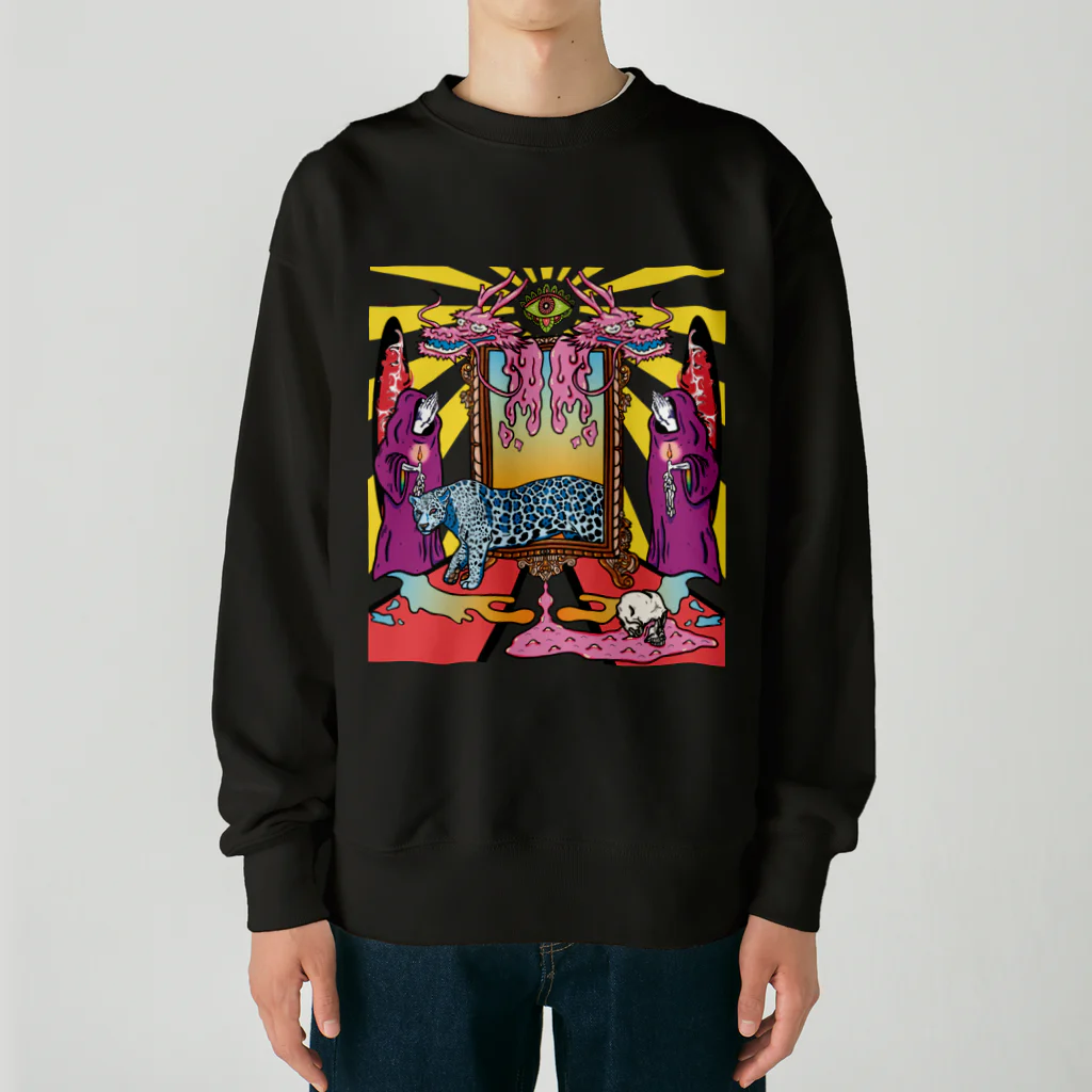 ヒロシオーバーダイブのジャガーさんの異世界探訪 Heavyweight Crew Neck Sweatshirt