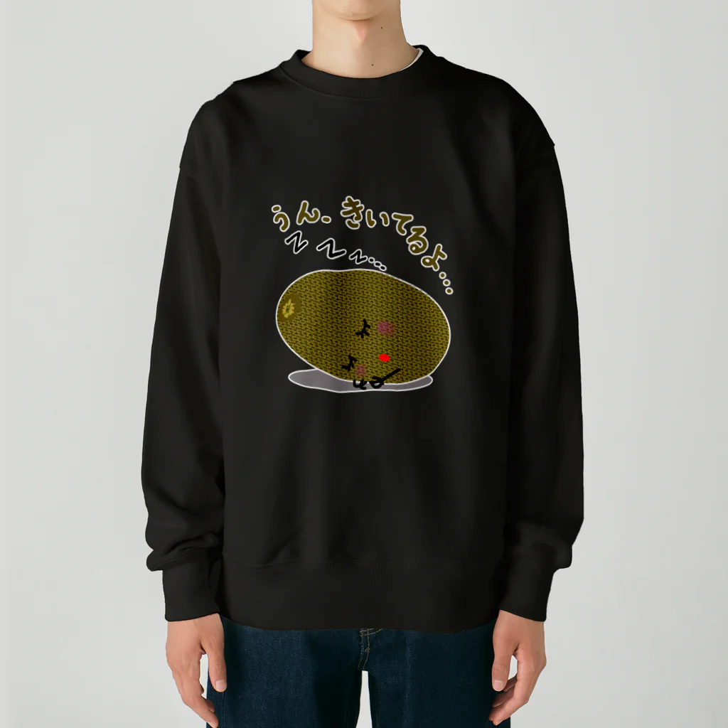 MZグラフィックスのスリーピー　キウィ　きいてるよ Heavyweight Crew Neck Sweatshirt