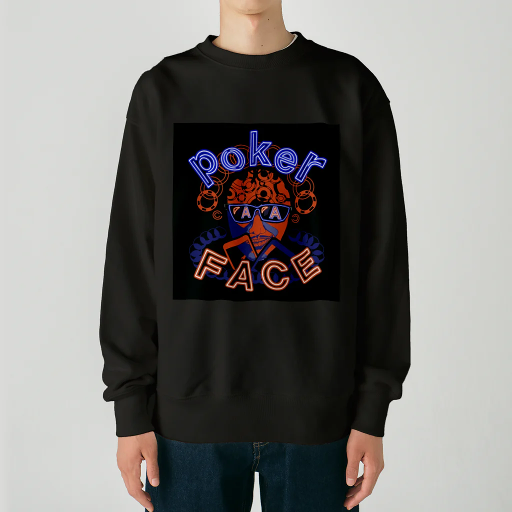 num_OROCHIのPoker face (AAver)【ポーカー】 Heavyweight Crew Neck Sweatshirt