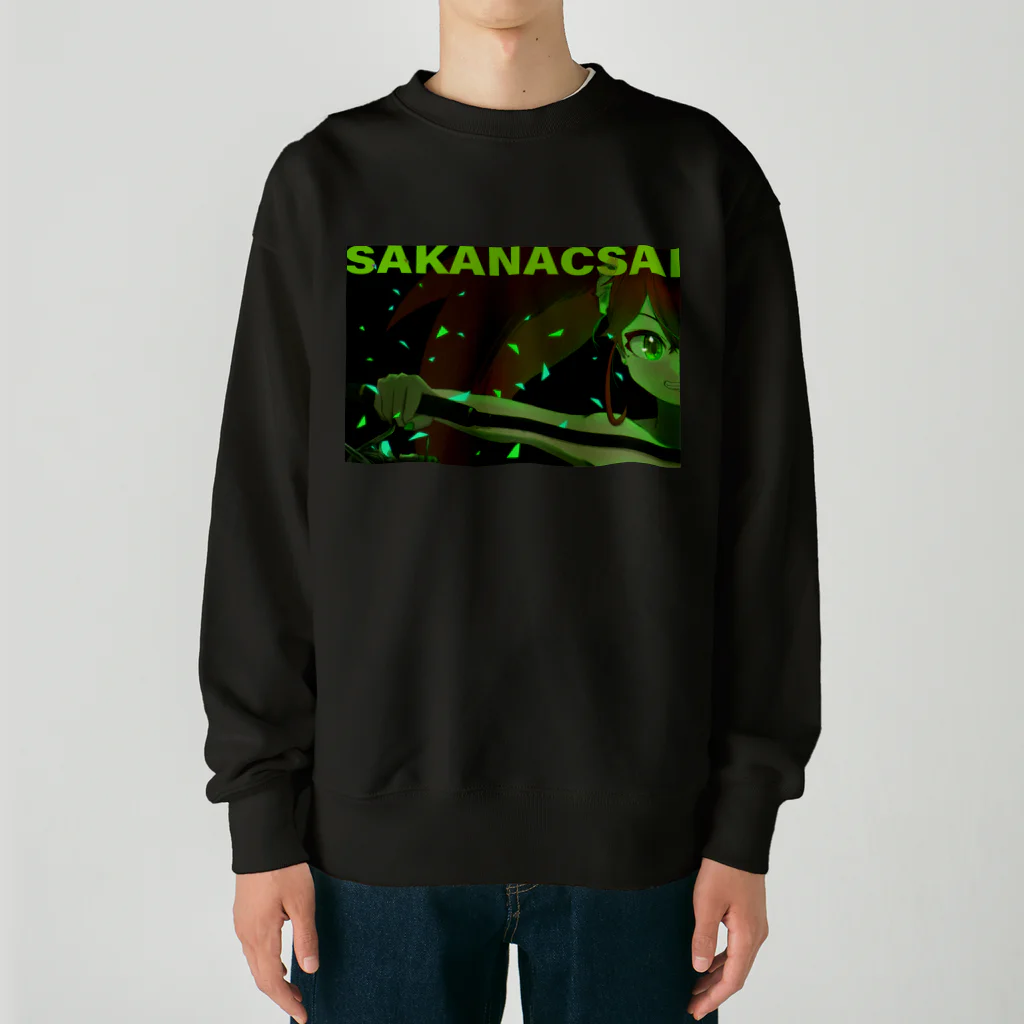 sakanacsai-サカナクサイ-のクールなタルタルちゃん Heavyweight Crew Neck Sweatshirt