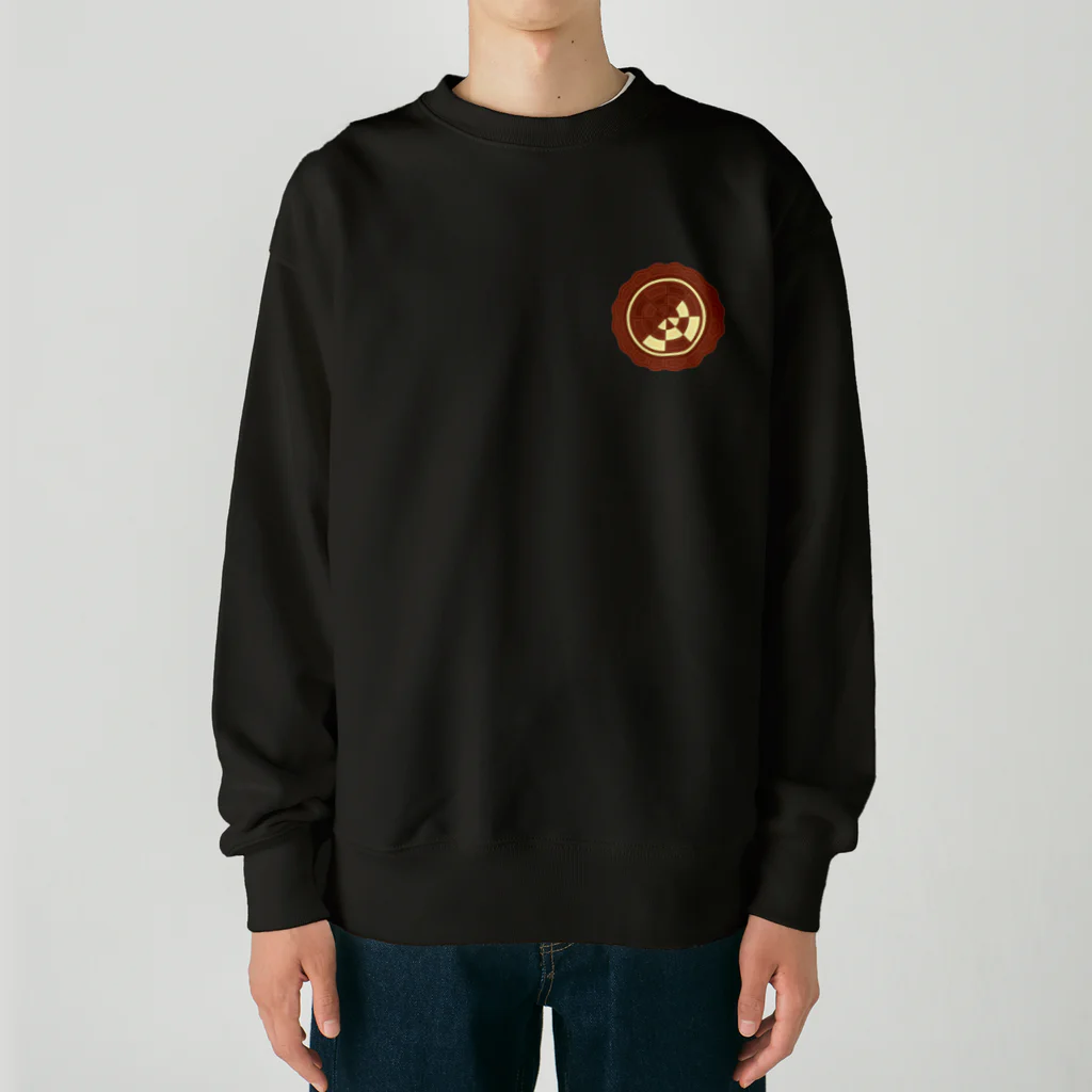 ハナドリカ SUZURI店の花の形の板チョコ Heavyweight Crew Neck Sweatshirt