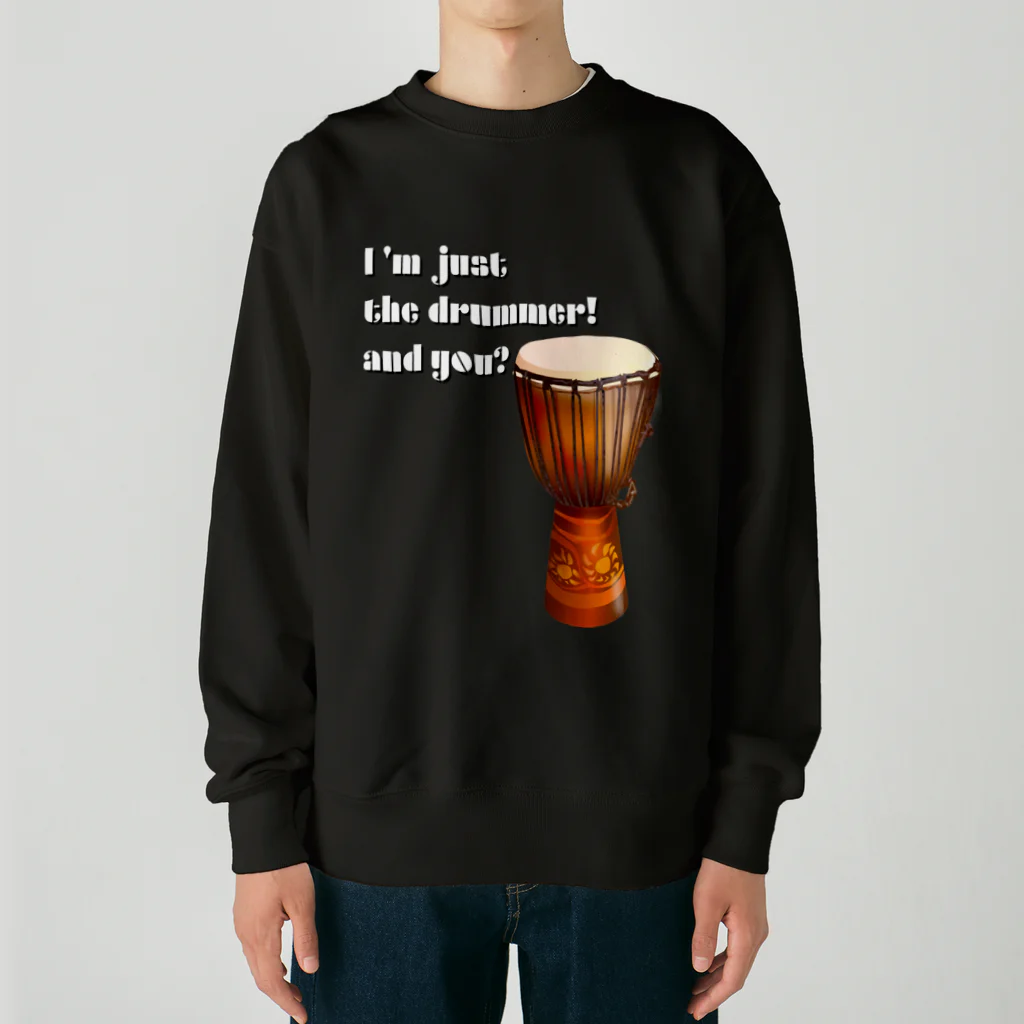 『NG （Niche・Gate）』ニッチゲート-- IN SUZURIのI'm Just The Drummer And You?（JMB） Heavyweight Crew Neck Sweatshirt