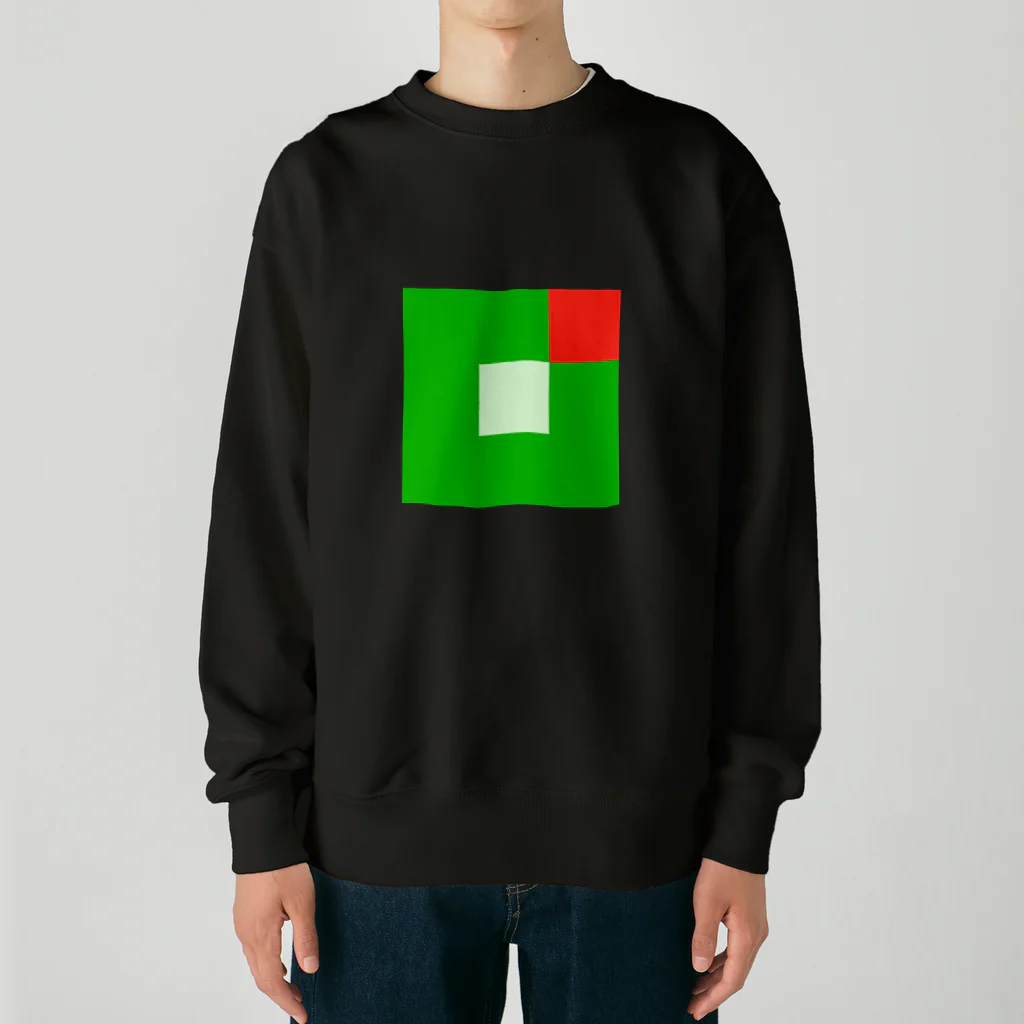 3×3 のドット絵のライン - 3×3 のドット絵 Heavyweight Crew Neck Sweatshirt