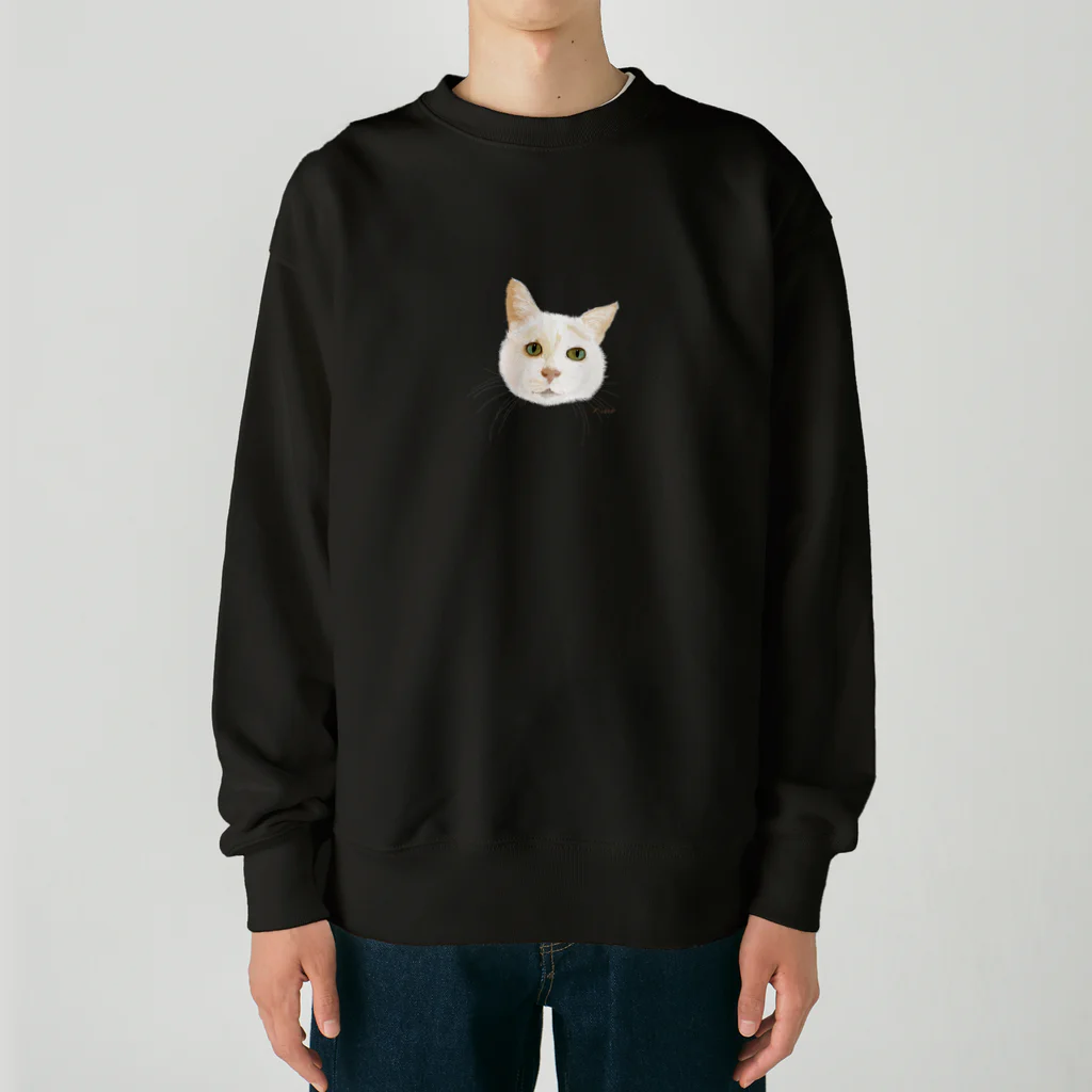 nuuko_artのねこのサニーさん Heavyweight Crew Neck Sweatshirt