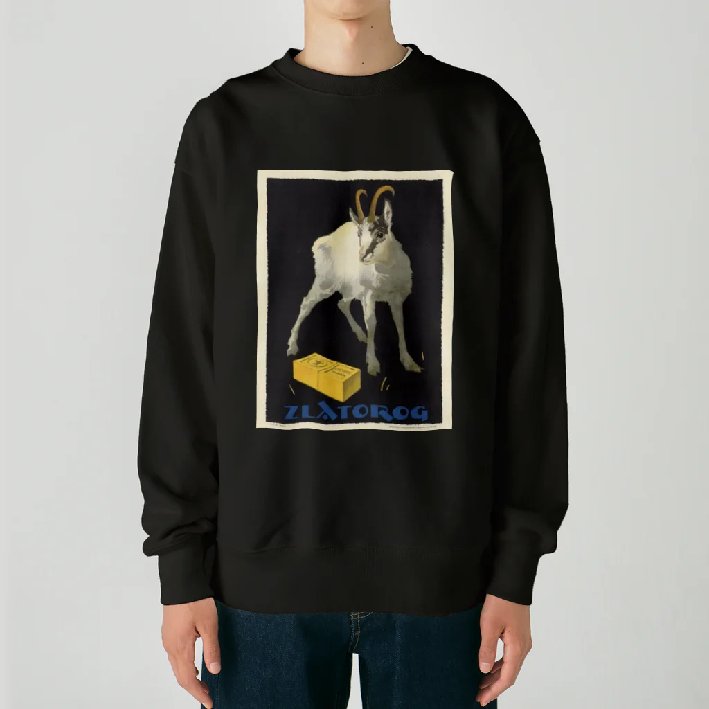 YS VINTAGE WORKSのユーゴスラビア　1920年代　山羊ヤギ Heavyweight Crew Neck Sweatshirt