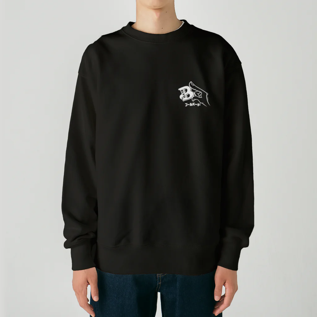 blvd1970のBLVD Logo WHITE Heavyweight Crew Neck Sweatshirt